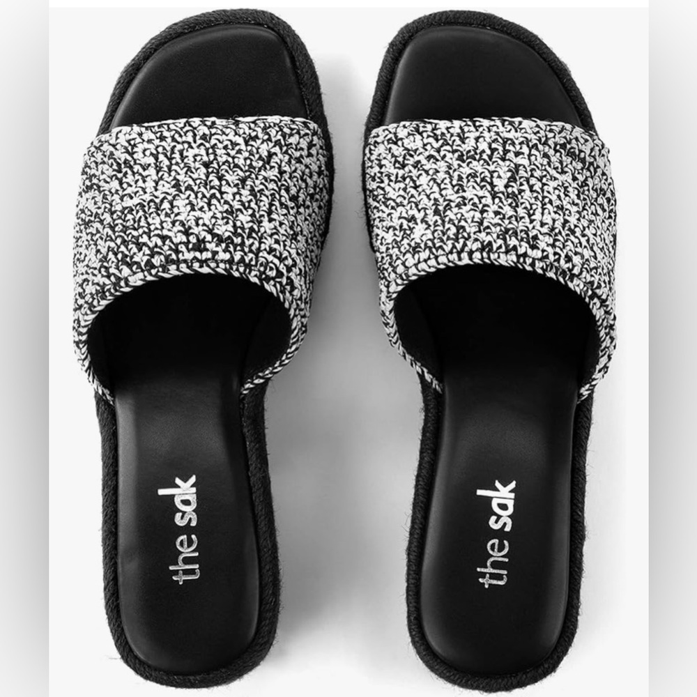 The Sak Monochrome Women's Slide Slippers platform size 8